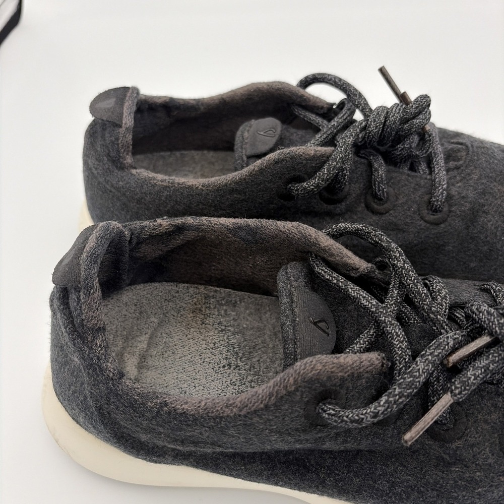 Allbirds Wool Runners Mens Size 11 Black Athletic Running Walking Shoes Sneakers - Picture 11 of 16